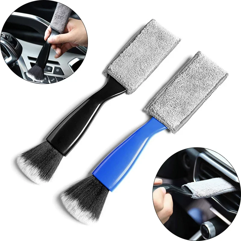 Car Cleaning Brush - Doppelseitige Auto Klimaanlage Luftauslass Auto Klimaanlage