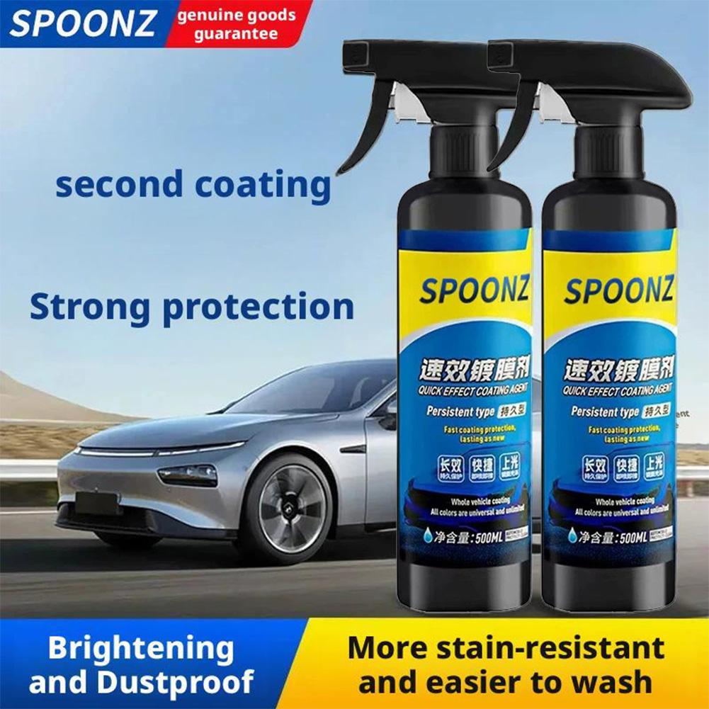 Car Wax Ceramic Coating - 500ml Auto-Beschichtungsspray Nano-Keramik Schnellwirkendes Beschichtungsmittel Spray