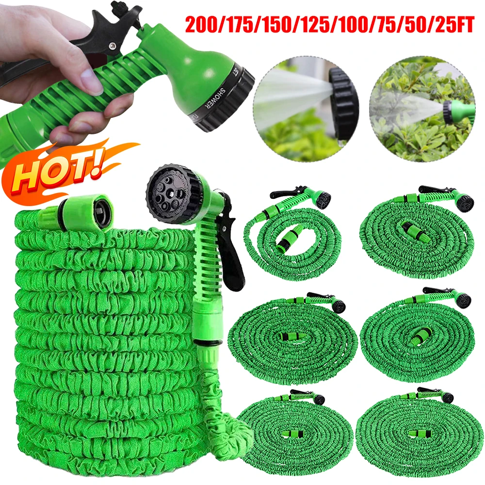Car Shampoo Ph - 25FT-75FT Gartenschlauch Erweiterbarer Gartenwasserschlauch mit Spritzpistole