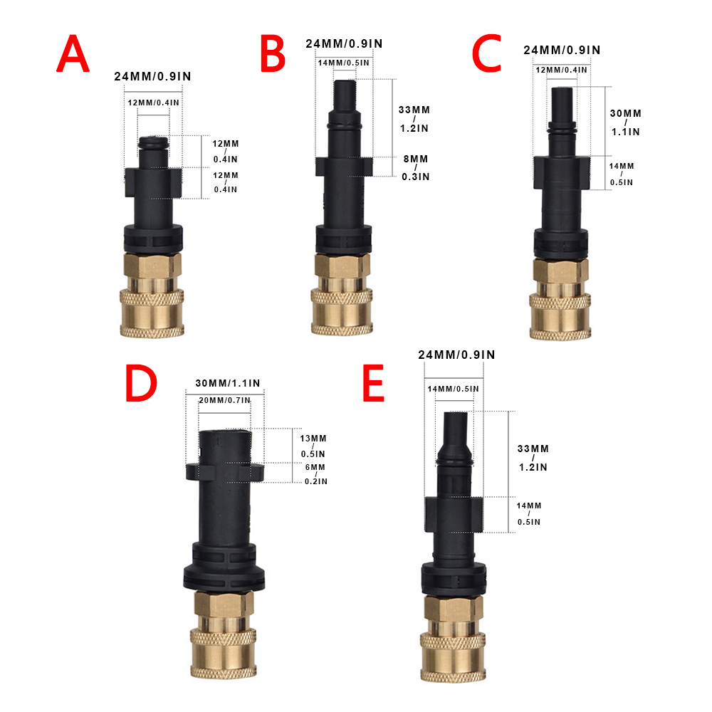Hochdruckreiniger-Adapter 1/4  – Car Shampoo Ph Bewertung und Preis