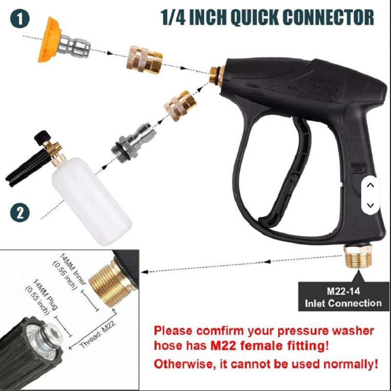 Autowaschanlage, Hochdruck-Was – Pressure Washer Foam Gun Bewertung und Preis