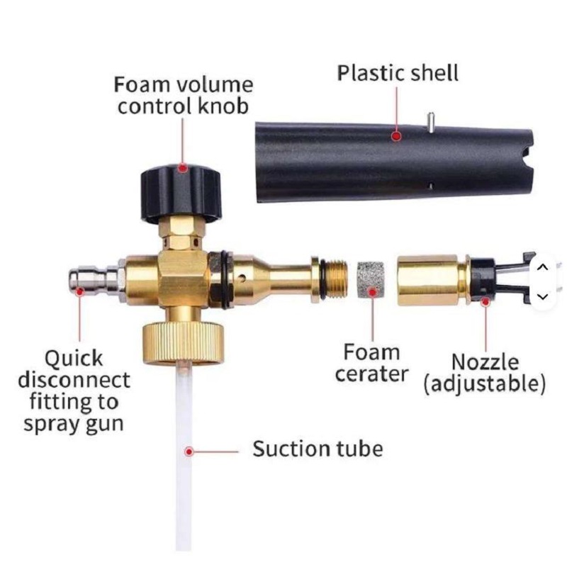Autowaschanlage, Hochdruck-Was – Pressure Washer Foam Gun Bewertung und Preis