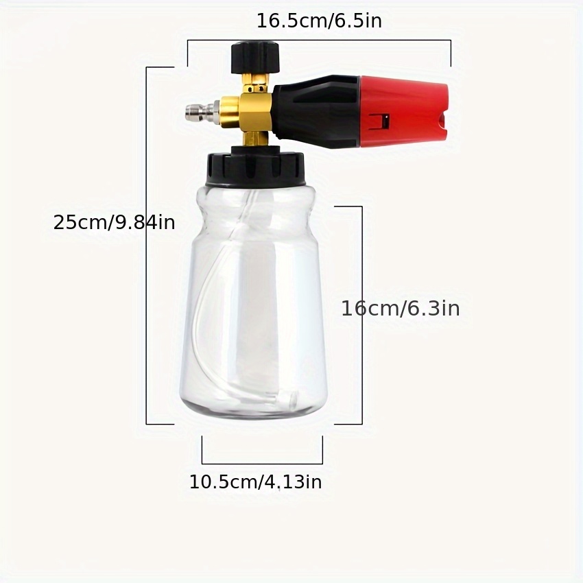 33,8 Unzen Autowaschschaumkano – Pressure Washer Foam Gun Bewertung und Preis