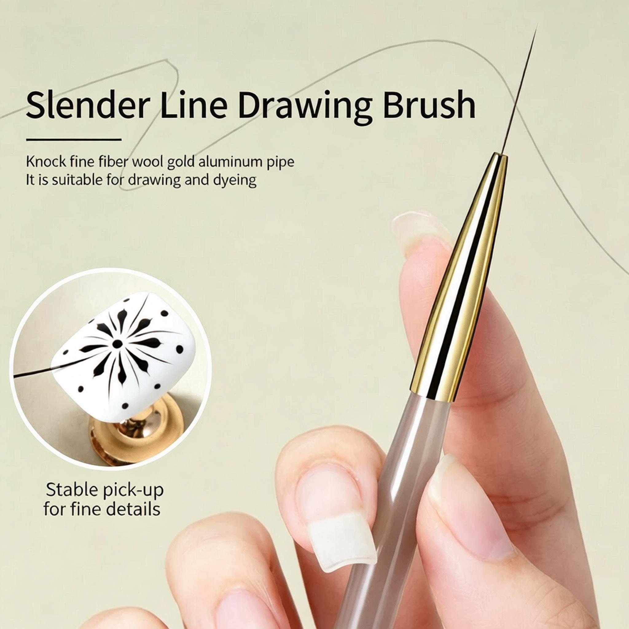 1/2/5-teiliges Nail-Art-Liner- – Detailing Brush Set Bewertung und Preis
