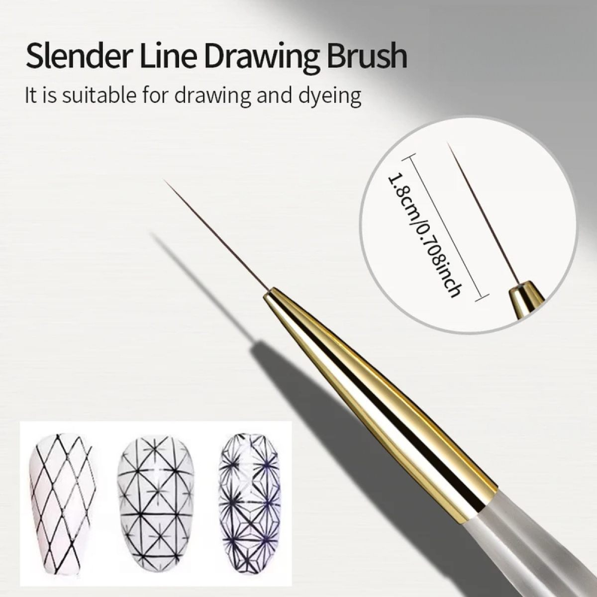 1/2/5-teiliges Nail-Art-Liner- – Detailing Brush Set Bewertung und Preis