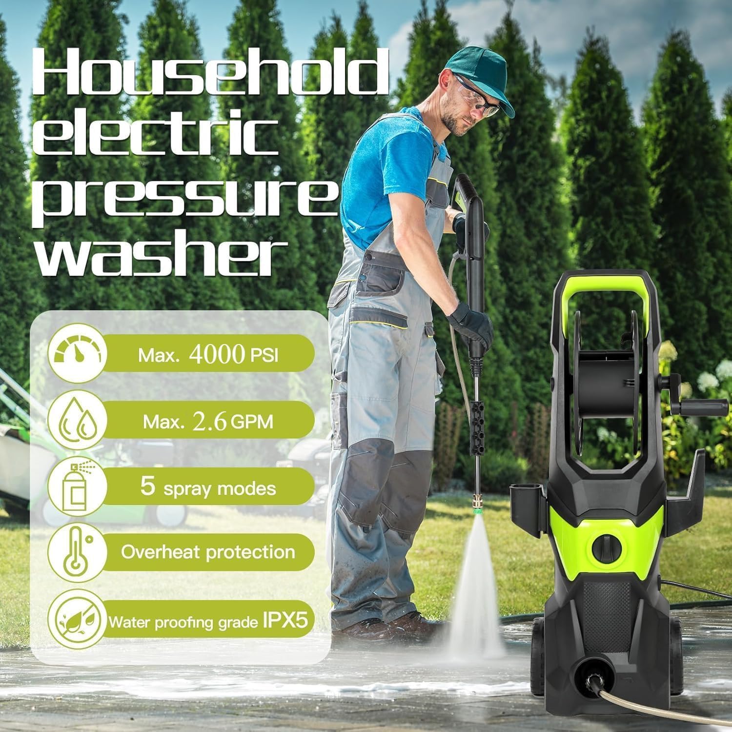 4000PSI elektrischer Hochdruck – Pressure Washer Foam Gun Bewertung und Preis